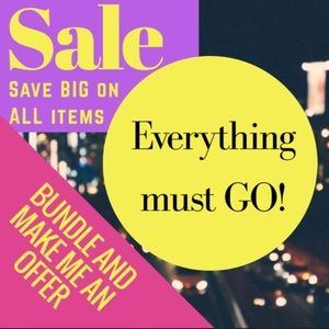 ❗️EVERYTHING MUST GO SALE❗️
